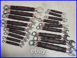 RARE Craftsman Tru Grip SAE Metric 18pc Vintage Polish Combination Wrench Set