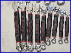 RARE Craftsman Tru Grip SAE Metric 18pc Vintage Polish Combination Wrench Set