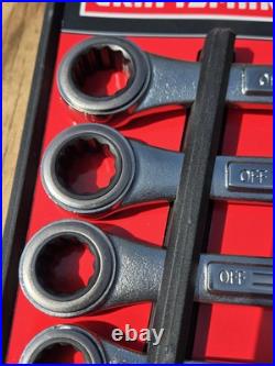 RARE NOS SEARS Craftsman USA 8pc SAE & METRIC Ratcheting Combination Wrench Sets