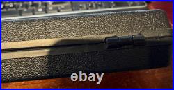 RARE VTG CRAFTSMAN 3/8 12Pt METRIC SOCKET SET -V- PERMANEX RED LETTER CASE