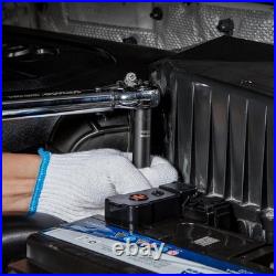 Rugged 65-Piece Impact Socket Set, Cr-V Steel, SAE/Metric``