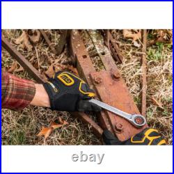 SAE Metric Standard Stubby Combination Ratcheting Wrench Set in EVA Tray 32Piece