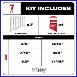 SAE and Metric Combination Wrench Mechanics Tool Set (14-Piece)