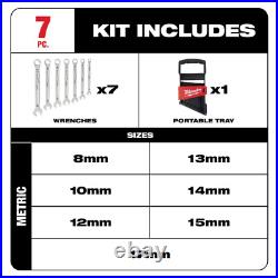 SAE and Metric Combination Wrench Mechanics Tool Set (14-Piece)