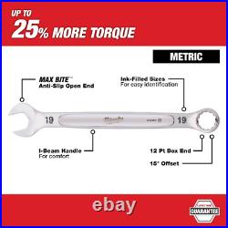 SAE and Metric Combination Wrench Mechanics Tool Set (14-Piece)