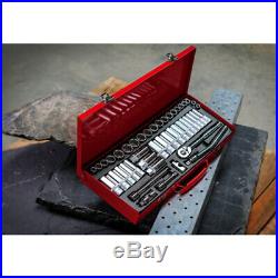 SEALEY 45 Piece 3/8 Metric & Imperial AF Socket Set & Ratchet + Case, AK692