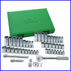 SKT 94549 SAE & Metric Master Socket Set 3/8 Drive 6 Point Standard & Deep