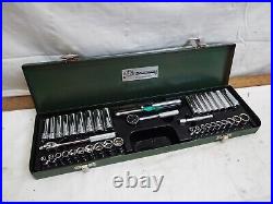 SK 41pc 1/4 inch Drive SAE Deep Socket Ratchet Set in Box Extension Driver 91844