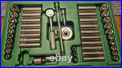 SK 91844 1/4 48 Pcs 6 Pt Std & Deep Metric & SAE Socket Set NEW