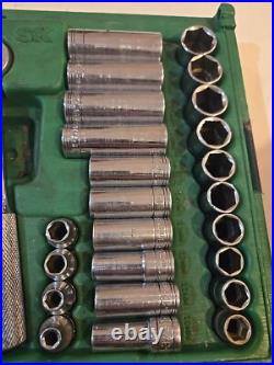 SK 94547 3/8 Dr 47 Pcs 6 Point. Std & Deep, SAE & Metric Sockets Set Made in USA
