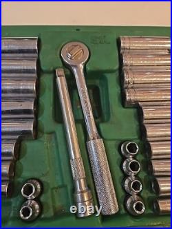 SK 94547 3/8 Dr 47 Pcs 6 Point. Std & Deep, SAE & Metric Sockets Set Made in USA
