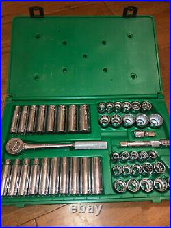 SK Hand Tools 4147 47Pc 1/2Dr 12Pt Standard and Deep SAE and Metric Socket Set