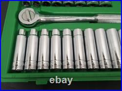 SK PRO TOOLS 47 Piece 1/2 Drive 12 Pt Std and Deep SAE and Metric Socket Set SK PRO TOOLS 47 Piece 1/2 Drive 12 Pt Std and Deep SAE and Metric Socket Set