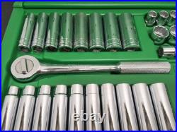 SK PRO TOOLS 47 Piece 1/2 Drive 12 Pt Std and Deep SAE and Metric Socket Set SK PRO TOOLS 47 Piece 1/2 Drive 12 Pt Std and Deep SAE and Metric Socket Set