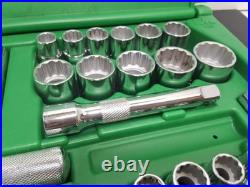 SK PRO TOOLS 47 Piece 1/2 Drive 12 Pt Std and Deep SAE and Metric Socket Set SK PRO TOOLS 47 Piece 1/2 Drive 12 Pt Std and Deep SAE and Metric Socket Set