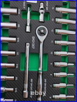 SK Professional Tools 3/8 Drive 56 Piece Metric/SAE Socket Set New Lifetime