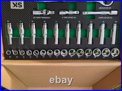 SK Professional Tools 52 Piece 1/2 Drive Metric/SAE Socket Set New Lifetime