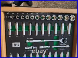 SK Professional Tools 52 Piece 1/2 Drive Metric/SAE Socket Set New Lifetime