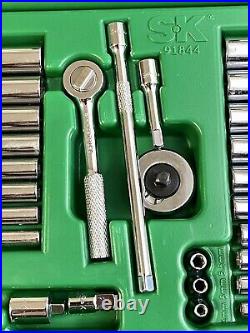 SK Professional Tools 91848 48pc 1/4 Dr. Deep & Standard Metric/SAE Socket Set