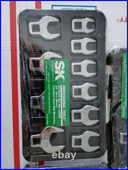 SK Tool Lot Crowfoot Set Standard, Metric 3 Sets New