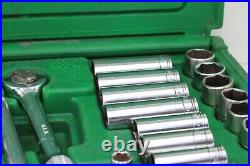 SK Tools 94547 3/8 Drive 47 Piece 6 Point Standard/Deep SAE/Metric Sockets USA