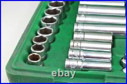 SK Tools 94547 3/8 Drive 47 Piece 6 Point Standard/Deep SAE/Metric Sockets USA