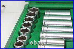 SK Tools 94547 3/8 Drive 47 Piece 6 Point Standard/Deep SAE/Metric Sockets USA