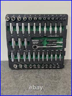 SK Tools NEW 1/4 Drive 52 Piece Shallow And Deep SAE Metric Socket Set SK03001