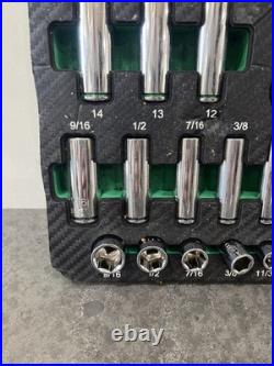 SK Tools NEW 1/4 Drive 52 Piece Shallow And Deep SAE Metric Socket Set SK03001