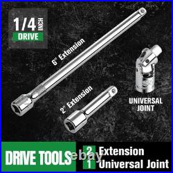 SK Tools SKTSK01454-216P 101 Piece, 1/4Dr, 6Pt, Shallow & Deep, SAE & Metric