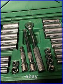 SK Tools Socket Set 45pc 3/8 Deep/Standard Metric/Fractional 94547 USA