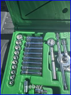 SK Tools USA 1/4 Ratchet Socket Set 48pc 91848 Metric Sae Deep 91844 Thumbwheel