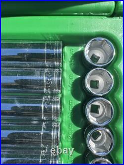 SK Tools USA 1/4 Ratchet Socket Set 48pc 91848 Metric Sae Deep 91844 Thumbwheel