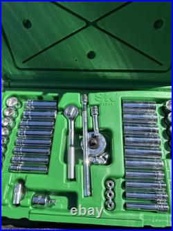 SK Tools USA 1/4 Ratchet Socket Set 48pc 91848 Metric Sae Deep 91844 Thumbwheel