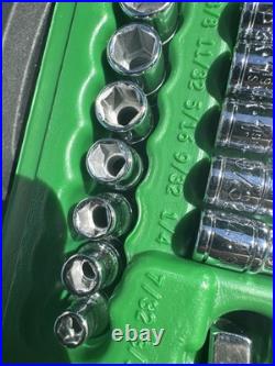 SK Tools USA 1/4 Ratchet Socket Set 48pc 91848 Metric Sae Deep 91844 Thumbwheel