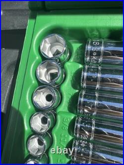 SK Tools USA 1/4 Ratchet Socket Set 48pc 91848 Metric Sae Deep 91844 Thumbwheel