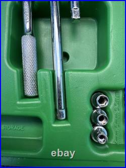 SK Tools USA 91844 1/4 44 Pcs 6 Pt Std & Deep Metric & SAE Socket Set Most NOS