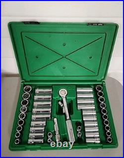 SK Tools USA Made 3/8 SAE Metric 6 Point Set Extension Ratchet