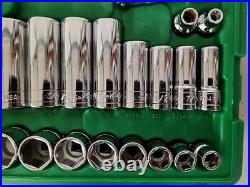 SK Tools USA Made 3/8 SAE Metric 6 Point Set Extension Ratchet