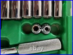 SK Tools USA Made 3/8 SAE Metric 6 Point Set Extension Ratchet