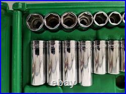 SK Tools USA Made 3/8 SAE Metric 6 Point Set Extension Ratchet