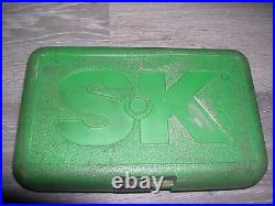 SK Tools USA Metric 4mm-17mm Socket Allen Key Hex Bit Driver Set Lot Green Case
