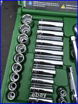 SK Tools USA Nos 3/8 Drive 49pc Socket Set 94549 Thumbwheel Metric SAE