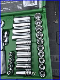 SK Tools USA Nos 3/8 Drive 49pc Socket Set 94549 Thumbwheel Metric SAE
