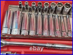SNAP-ON 28pc 1/4 socket set SAE Deep sockets Metric Shallow Sockets