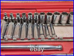 SNAP-ON 28pc 1/4 socket set SAE Deep sockets Metric Shallow Sockets