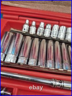 SNAP-ON 28pc 1/4 socket set SAE Deep sockets Metric Shallow Sockets