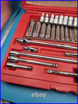 SNAP-ON 28pc 1/4 socket set SAE Deep sockets Metric Shallow Sockets