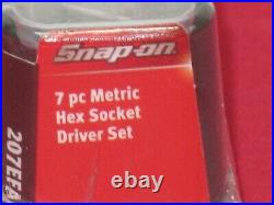 SNAP ON TOOLS ALLEN KEY 7 pc 3/8 Drive Metric Hex Bit Socket Set (4-10 mm)