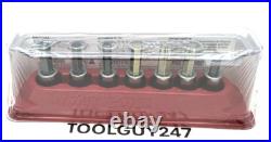 SNAP ON TOOLS USA 7pc 3/8 Drive Disc Brake Caliper Driver Set BCS70A NEW